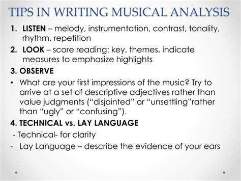 Musical analysis .